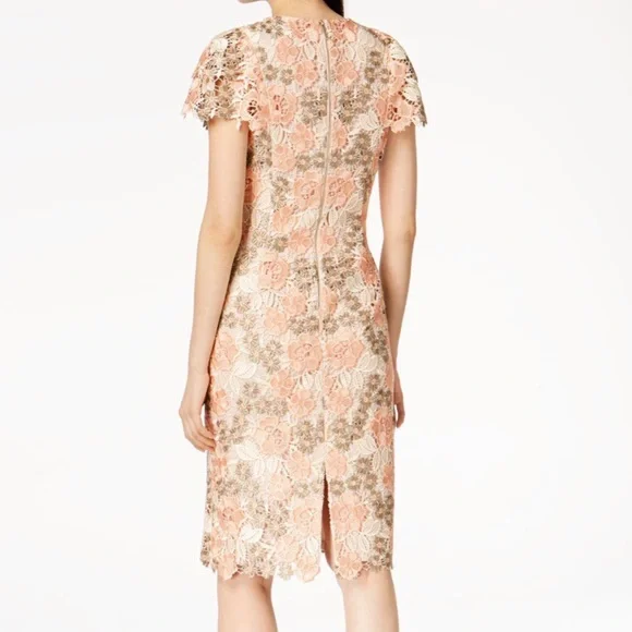Calvin Klein Floral Embroidered Lace Sheath Dress - Picture 10 of 10